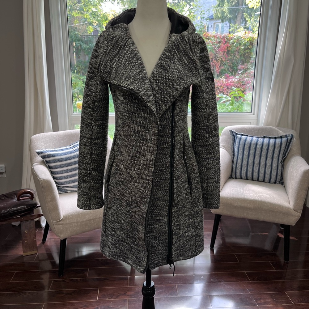 Gray Zip-Up Coat